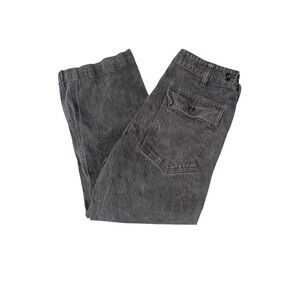 Filson Jeans Women’s Sz 32 Navy Work Pants Wide Leg